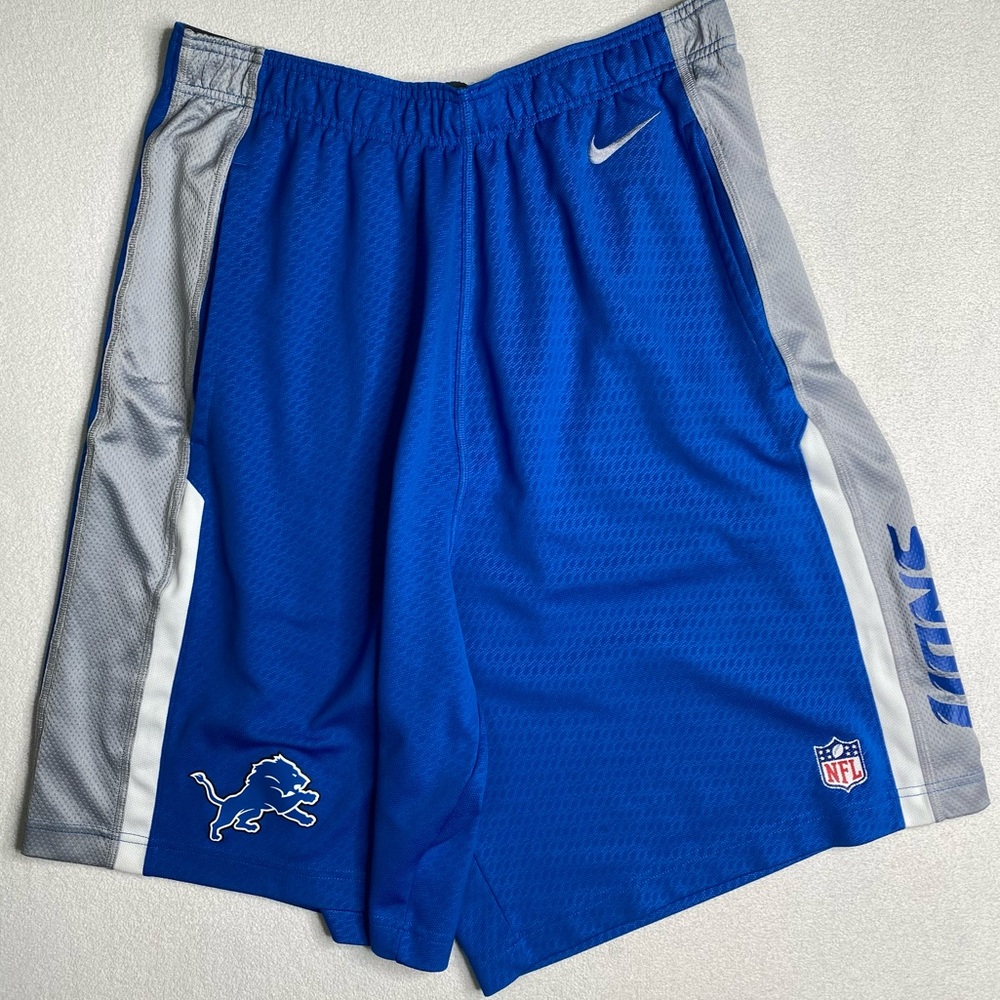 Detroit Lions Men’s Dri-FIT Shorts by Nike Size (XL) Like NEW - Picture 4 of 15